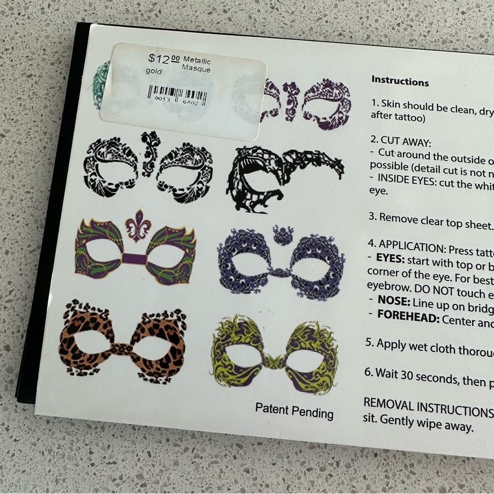 Temporary Face Tattoos - Picture 4 of 7